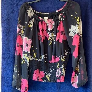 Gorgeous floral chiffon top